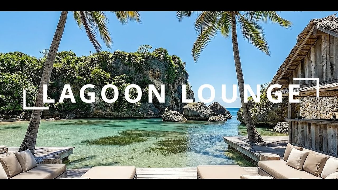 Beach and Ocean Sounds for Sleep or Relaxation | Lagoon Lounge | No Ads