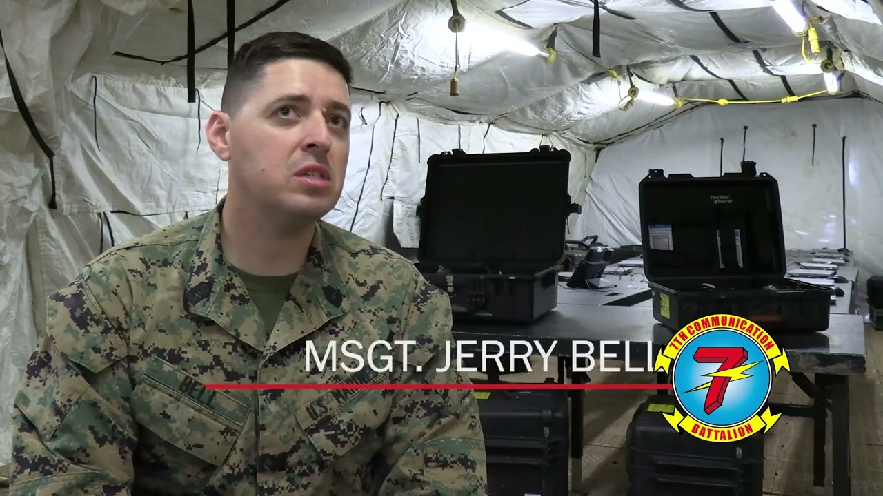 U.S. Marines with the 7th Communication Battalion | Communication Field Exercise