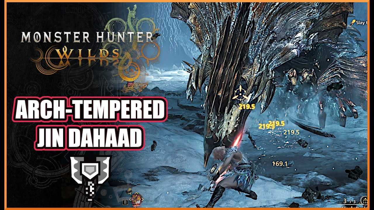 MH Wilds - Arch-Tempered Jin Dahaad | Charge Blade