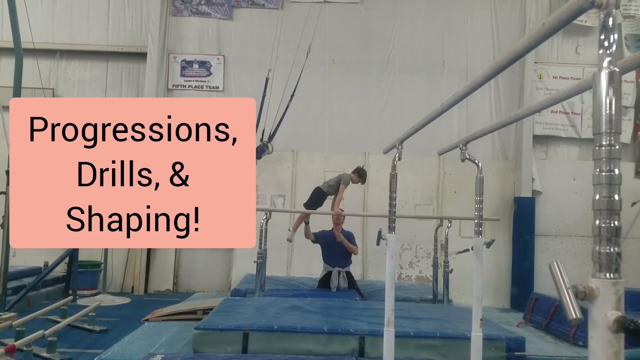 How to gymnastics: peaches on p-bars, teaching/spotting/learning!