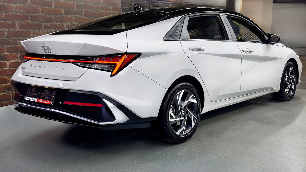 Hyundai Elantra Sedan 2025 - Детали экстерьера и интерьера