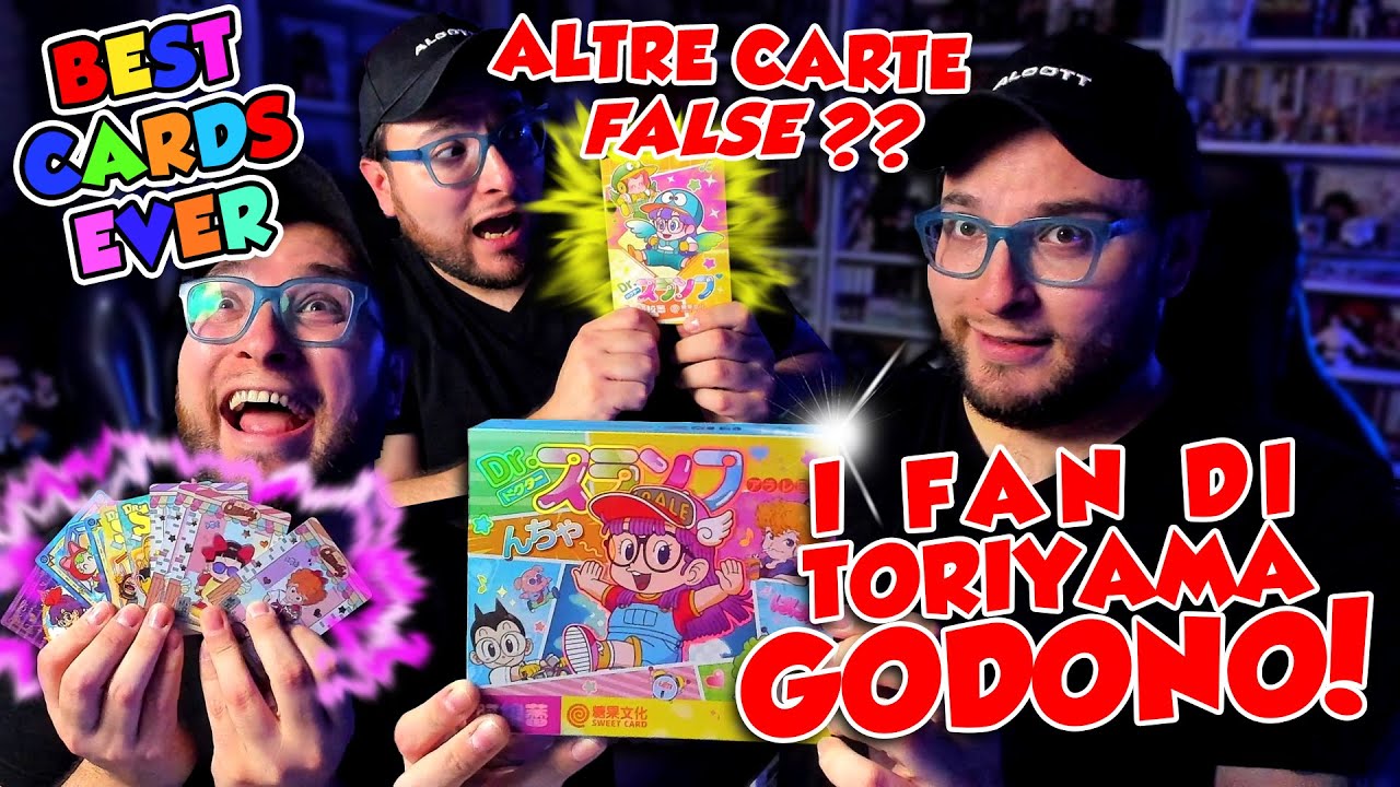2 BOX DI CARTE ARALE E DOTTOR SLUMP DALLA CINA