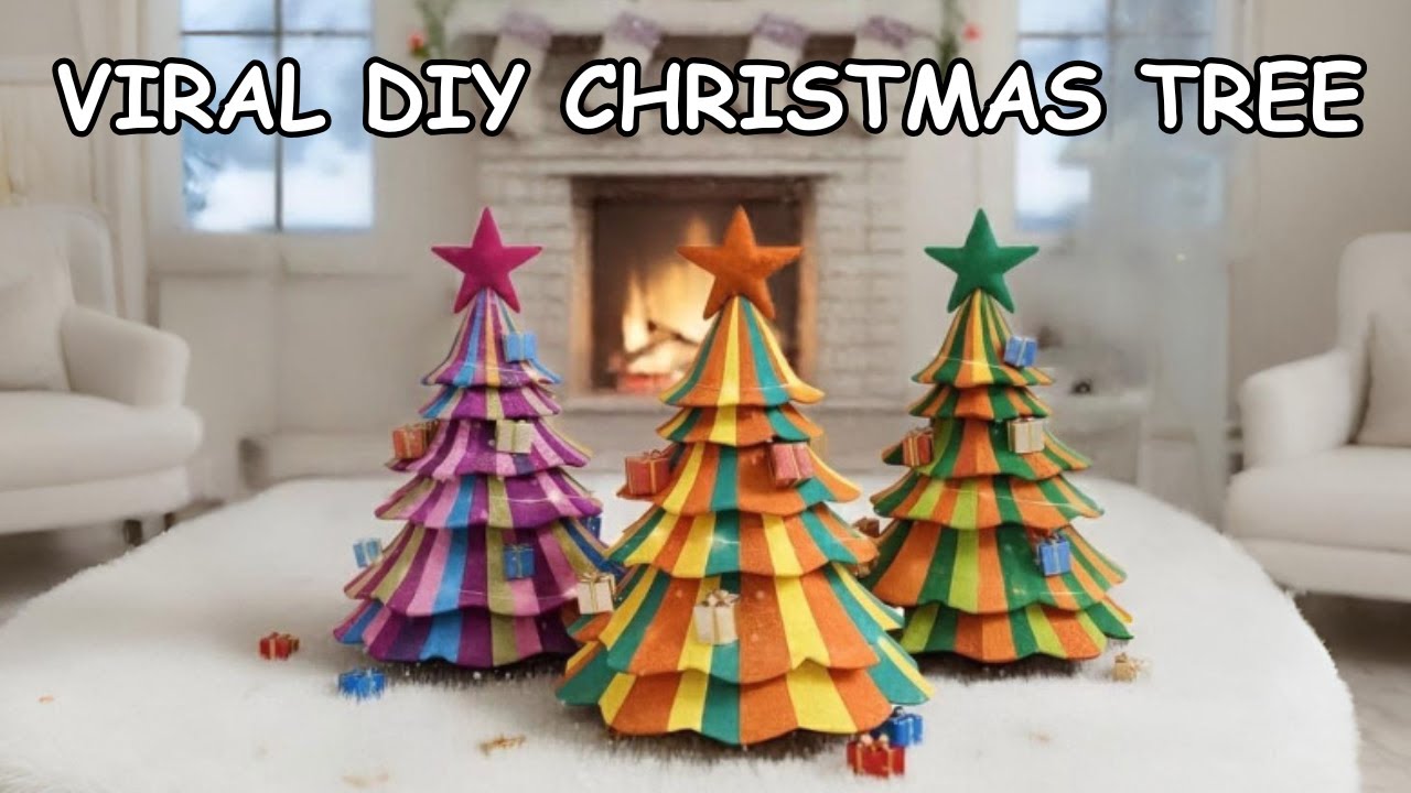 I Made Magical 3D Christmas Trees 🎄