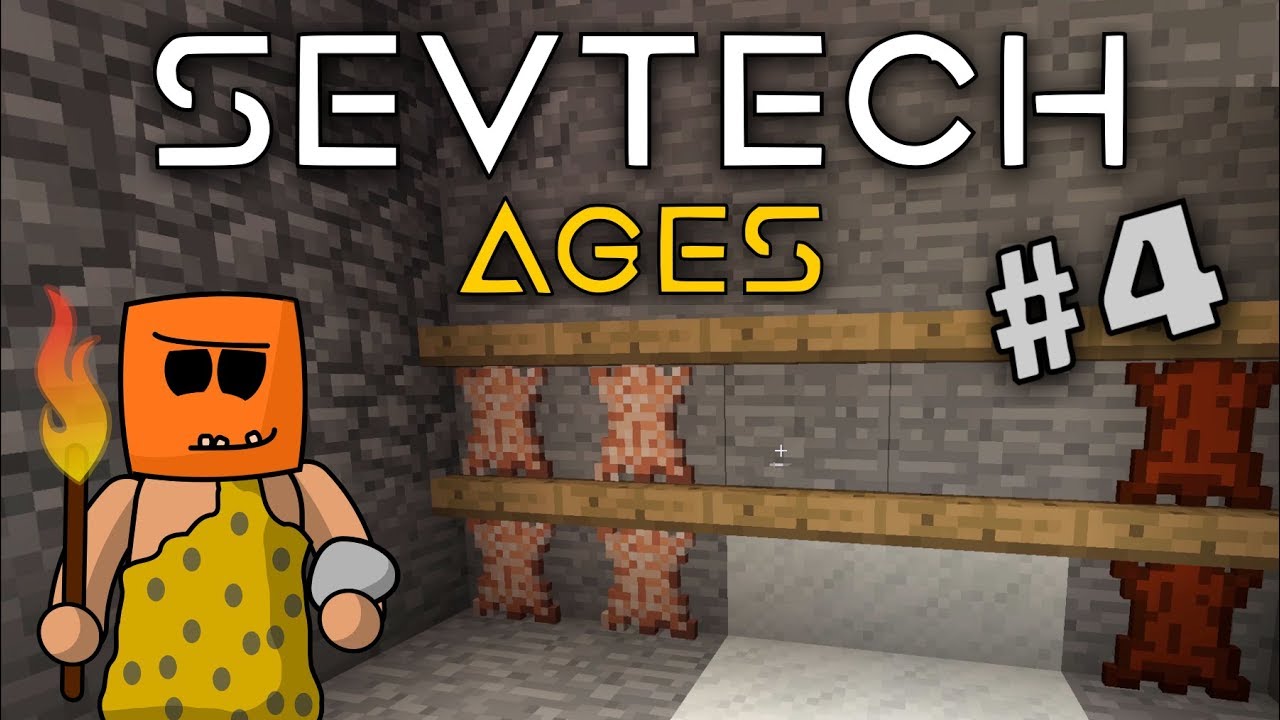 Minecraft - Making Leather, Rinse, Repeat - SevTech Ages #4