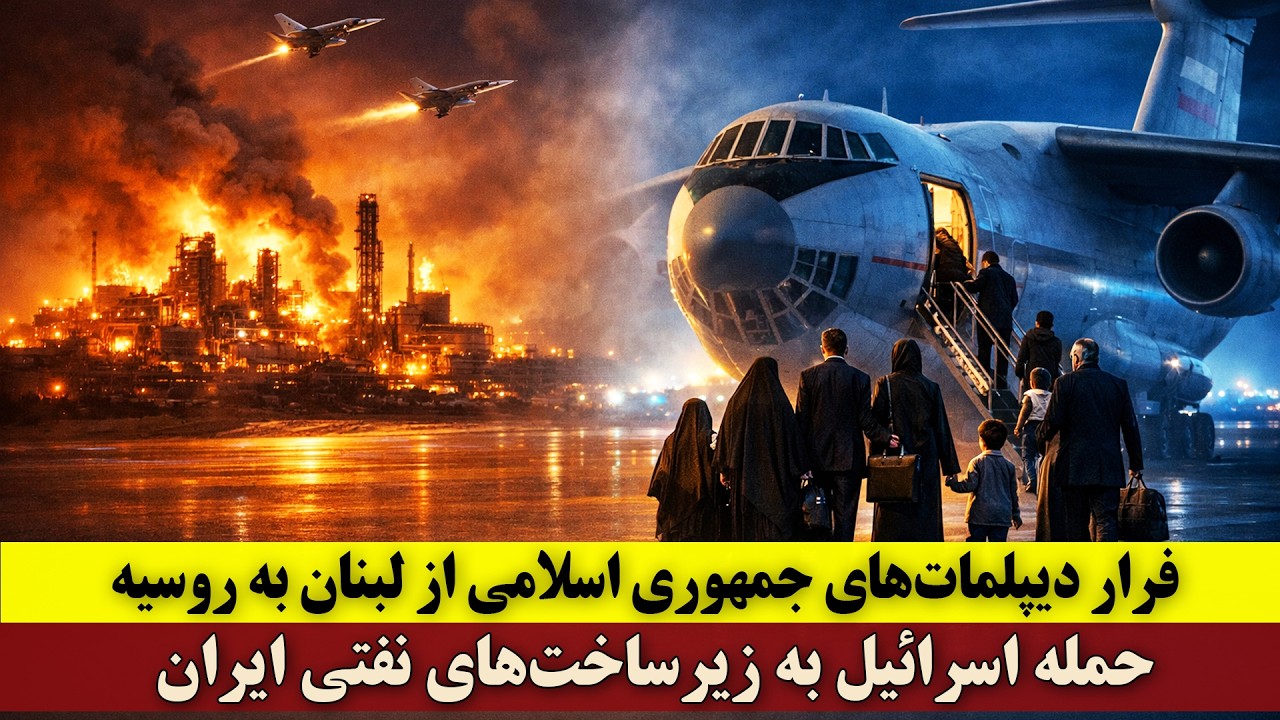 فرار دیپلمات‌های جمهوری اسلامی از لبنان به روسیه | حمله اسرائیل به زیرساخت‌های نفتی ایران