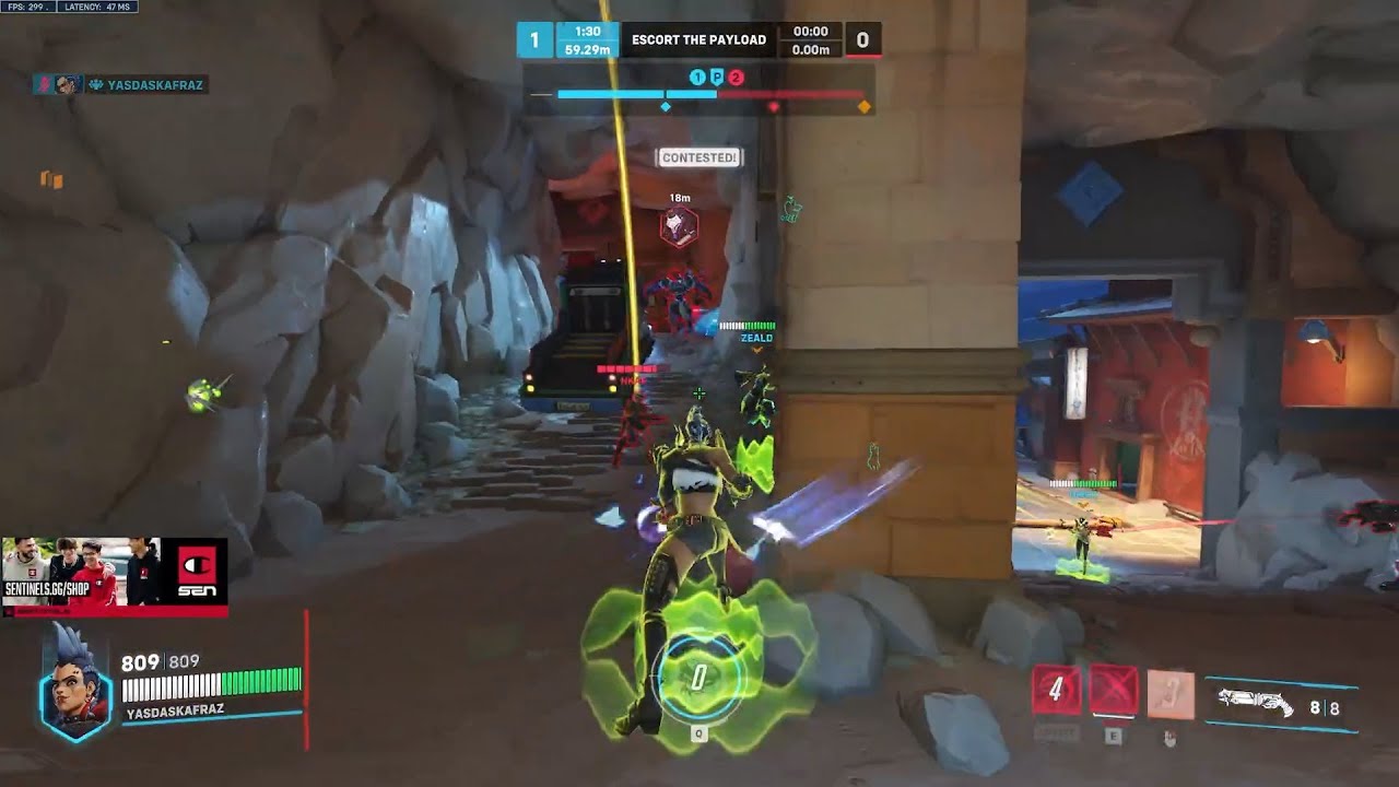 JUNKER QUEEN BUFF! 18K DMG! SUREFOUR INSANE JUNKER QUEEN GAMEPLAY OVERWATCH 2 SEASON 4