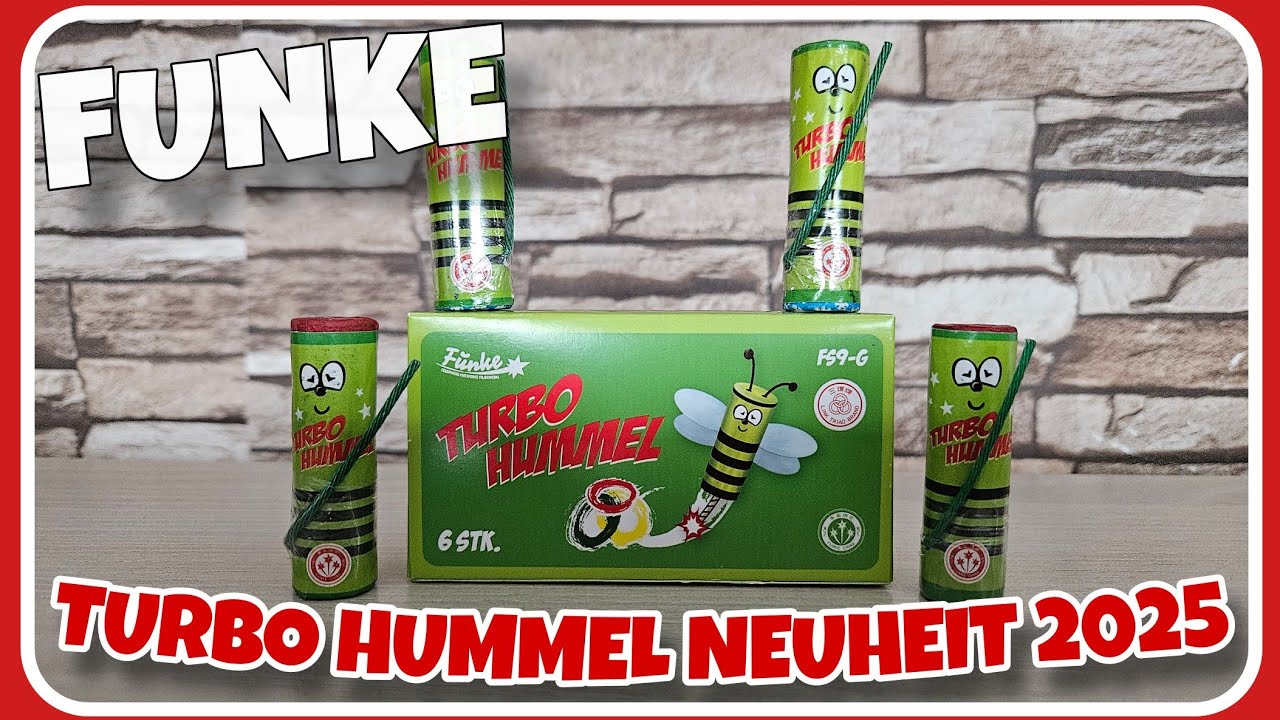 Funke - Turbo Hummel Neuheit 2025 #funkefajerwerki ✨️