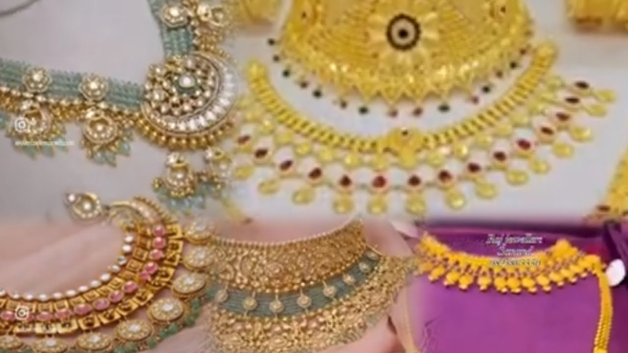 New darbari gold jewellery design only for you 💝🥳 #gold #viral #jewellry #wedding #bride #darbar 