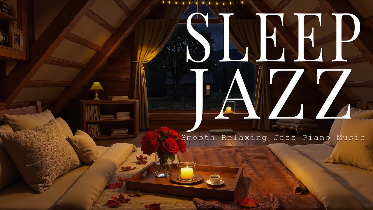 Exquisite Night Jazz Sleep Piano Music ~ Sweet Jazz Background Music for Deep Sleep, Relax, Work,..