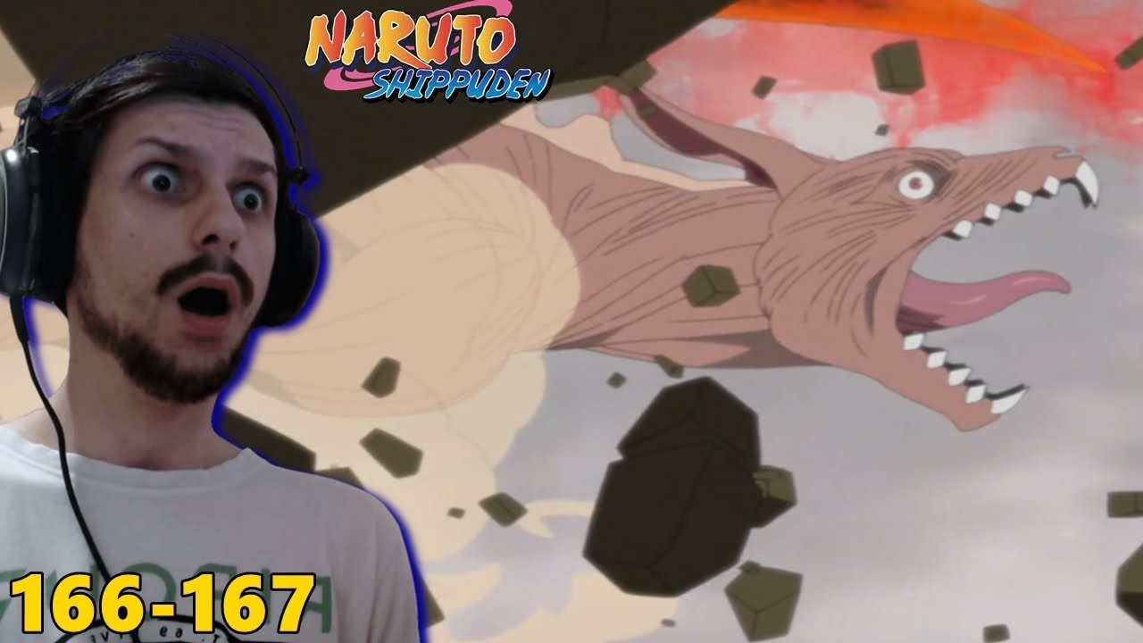 A RAPOSA APARECE | Primeira Vez Assistindo Naruto Shippuden (Episódios 166 e 167)