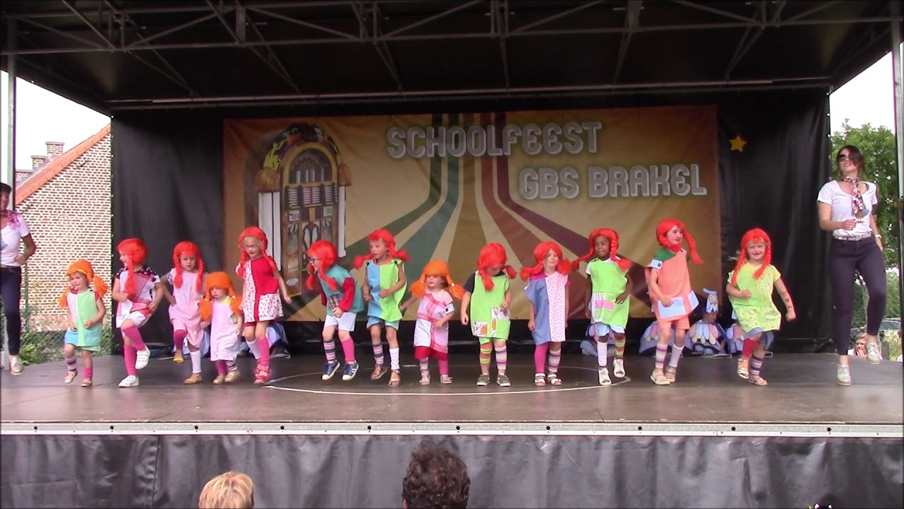 Gemeenteschool Parike - Schoolfeest 2018 - Kleuters - Pipi Langkous