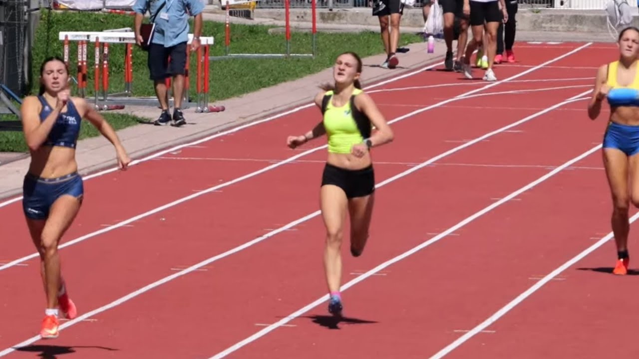 Manca Marčelja SLO 400 m Girls U18 57.17 1st Place Team Championships Nova Gorica 2025