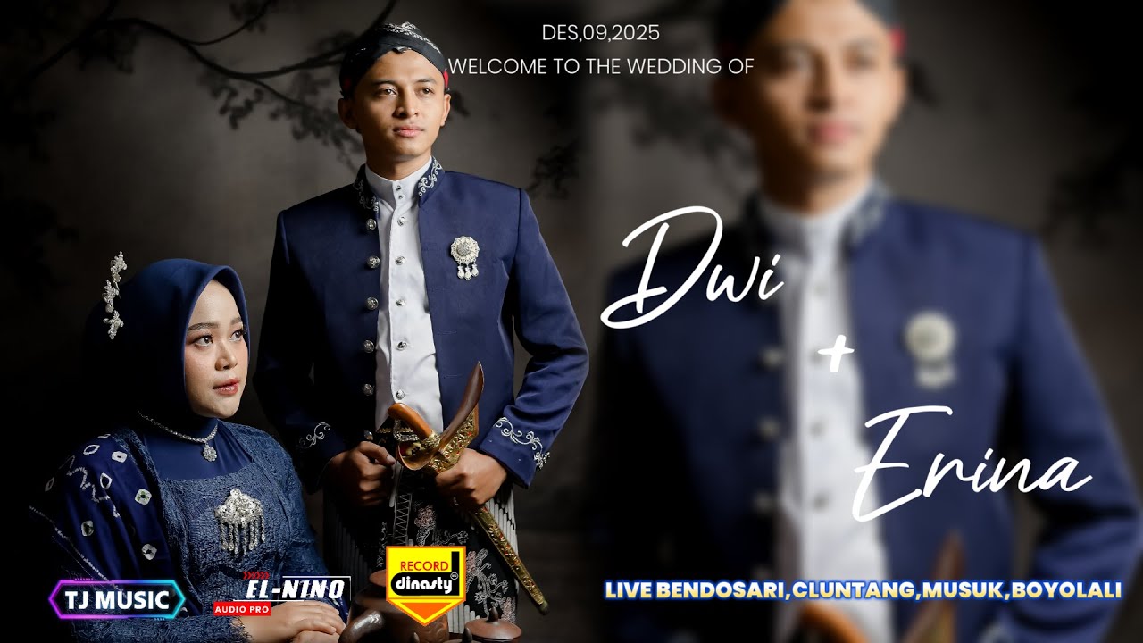 LIVE TJ MUSIC // BOYONG MANTU DWI & ERINA // LIVE IN BENDOSARI,CLUNTANG,MUSUK,BOYOLALI