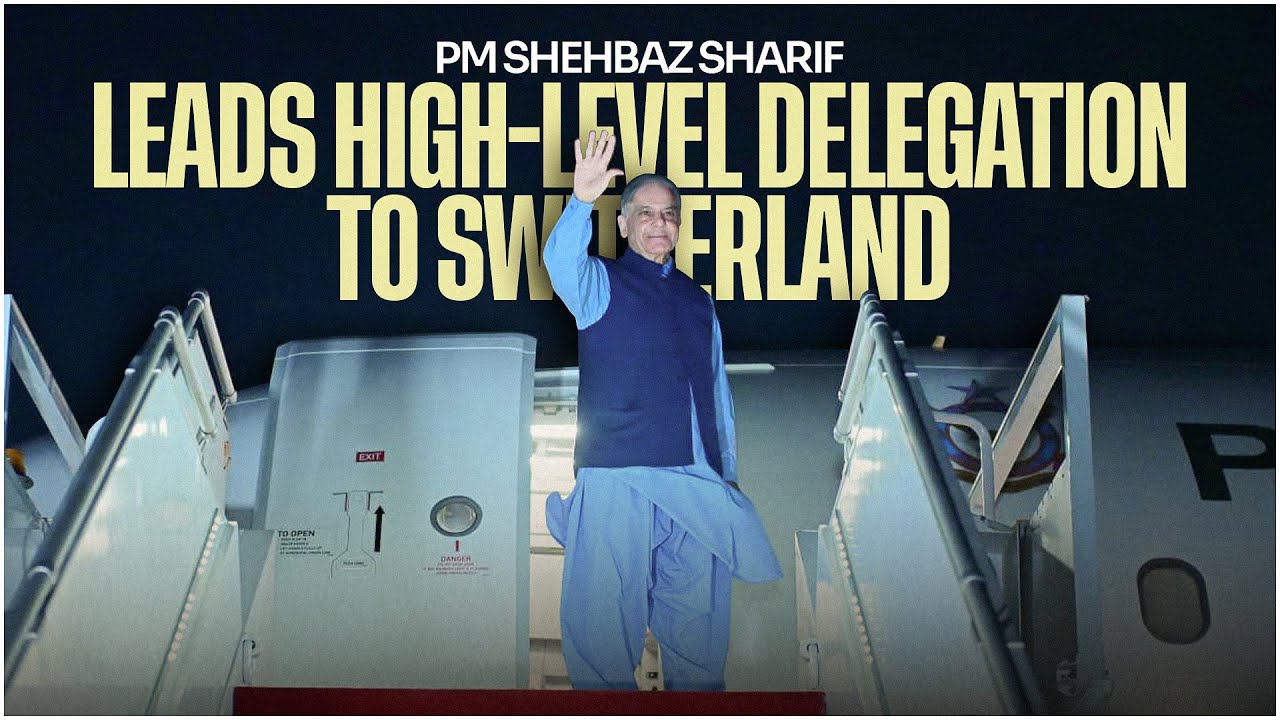PM Shehbaz Sharif Leads High-Level Delegation to Switzerland 🇵🇰🇨🇭