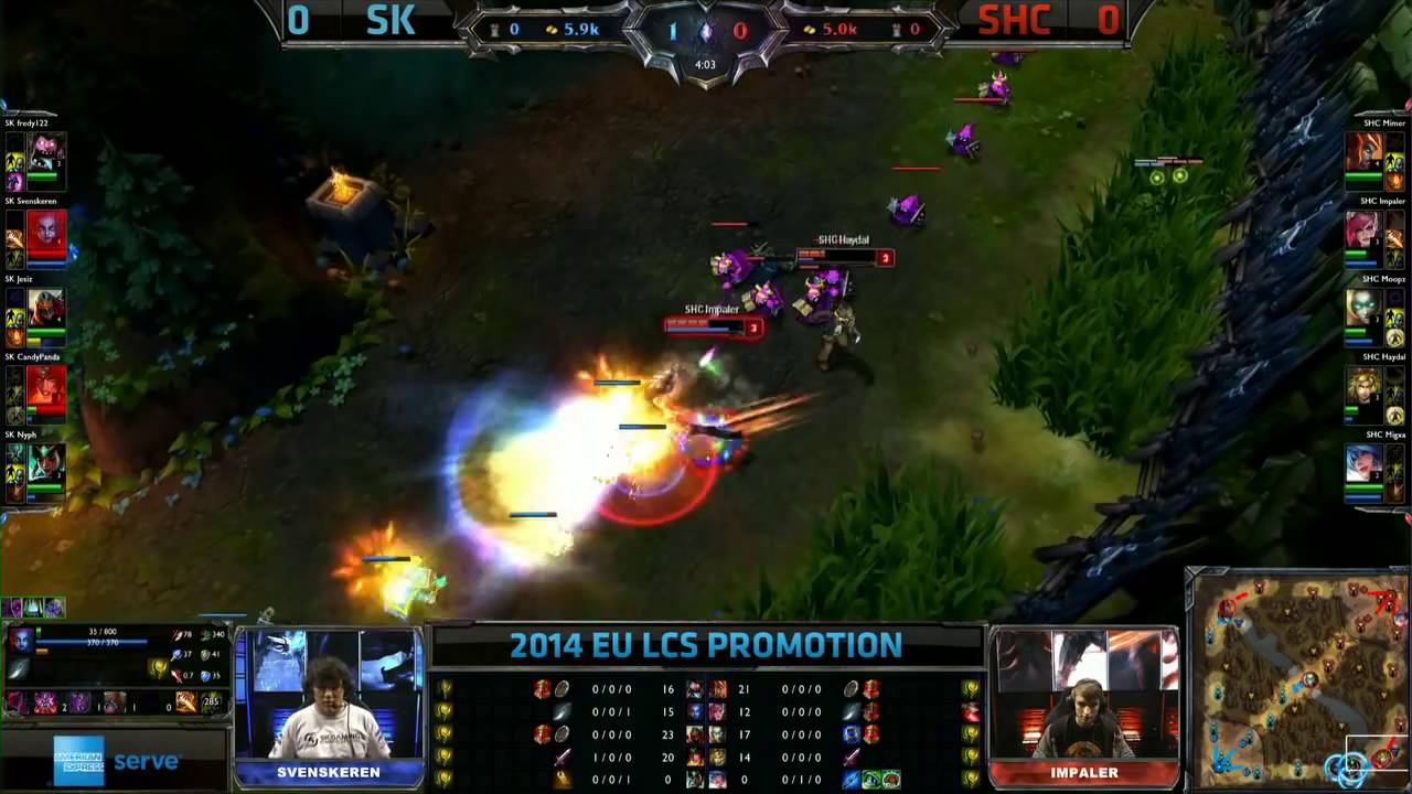 &spades; SEASON 4 &spades; || SK Gaming vs SUPA HOT CREW XD  Game 1 Bo5 EU LCS 2014 Spring Promotion SK vs SHC G1