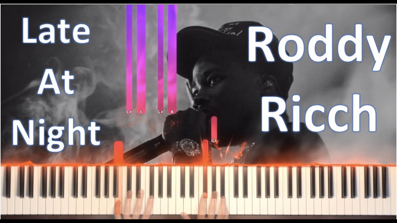 Late At Night Piano- Roddy Ricch (Piano cover/tutorial)
