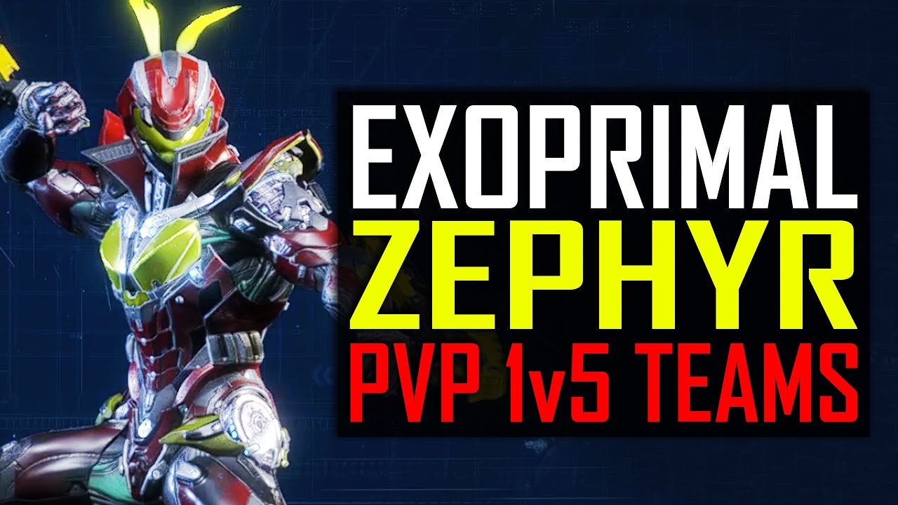 Exoprimal 1v5 PvP Gameplay Zephyr S Tier Build