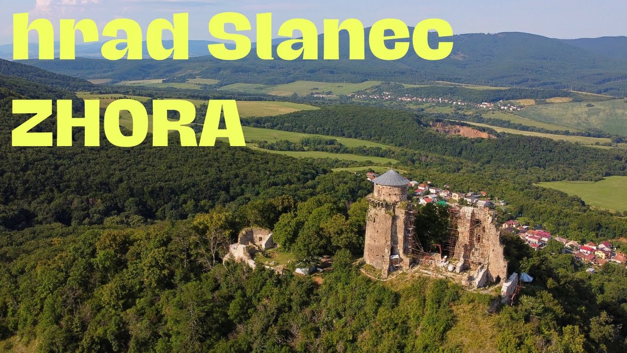 hrad Slanec zhora - Slovensko ( HD )