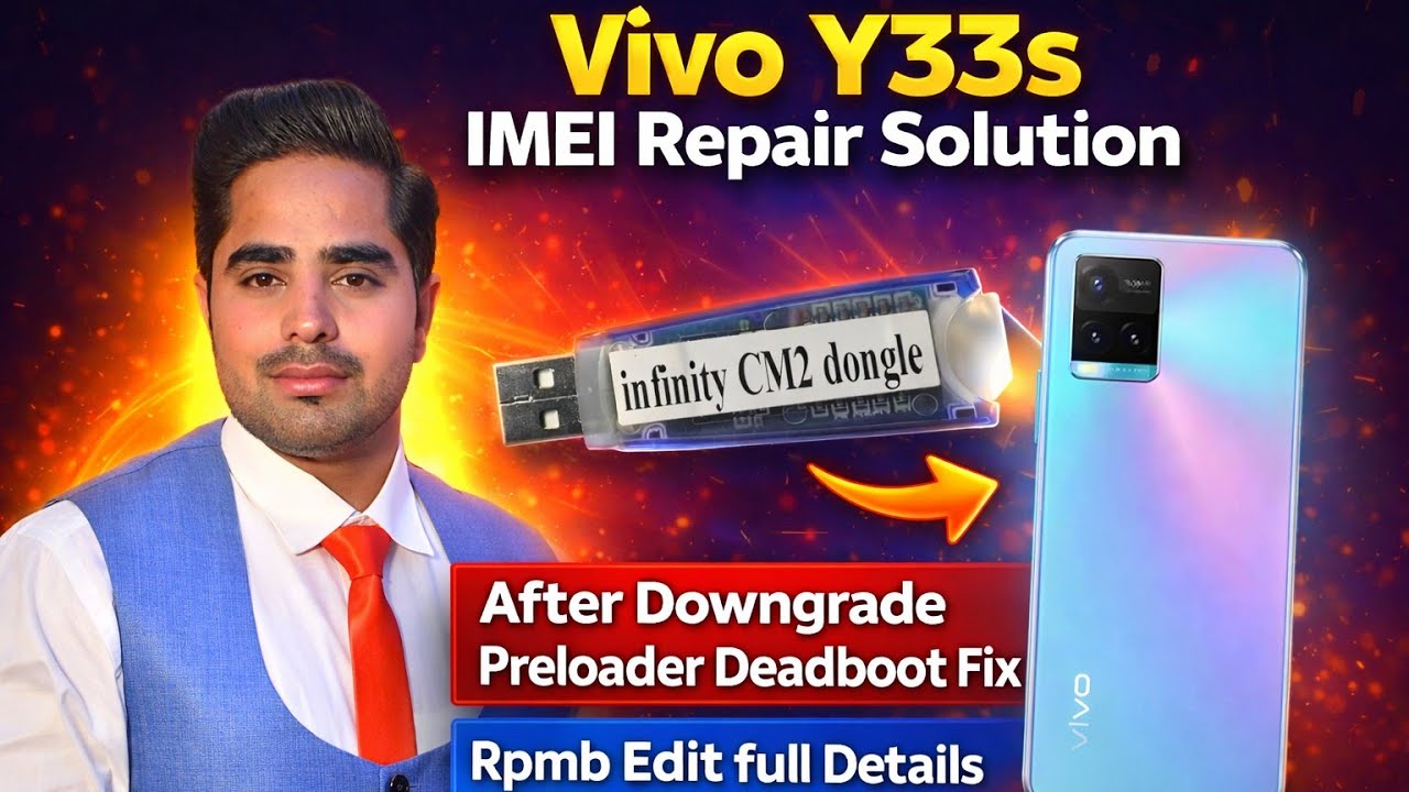 Vivo Y33s Imei Repair - After Preloader Write Dead Fix - Rpmb Read Write Edit Free Tool