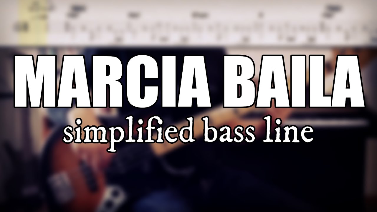 Marcia Baila - Les Rita Mitsouko | Simplified bass line with tabs #15