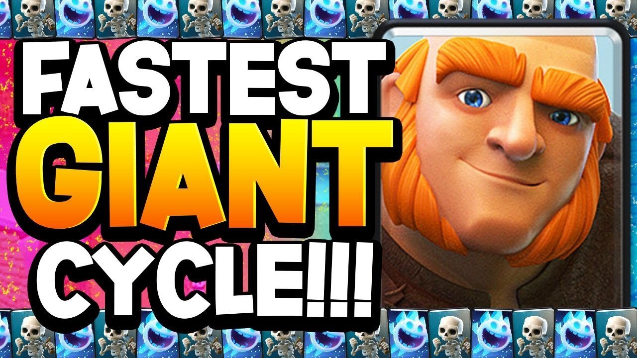 SUPER FAST GIANT CYCLE DECK! THIS GUY IS INSANE! LaPoKaTi!