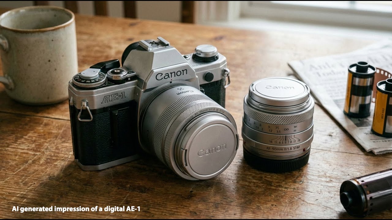 Digital Canon AE-1 camera coming in April?