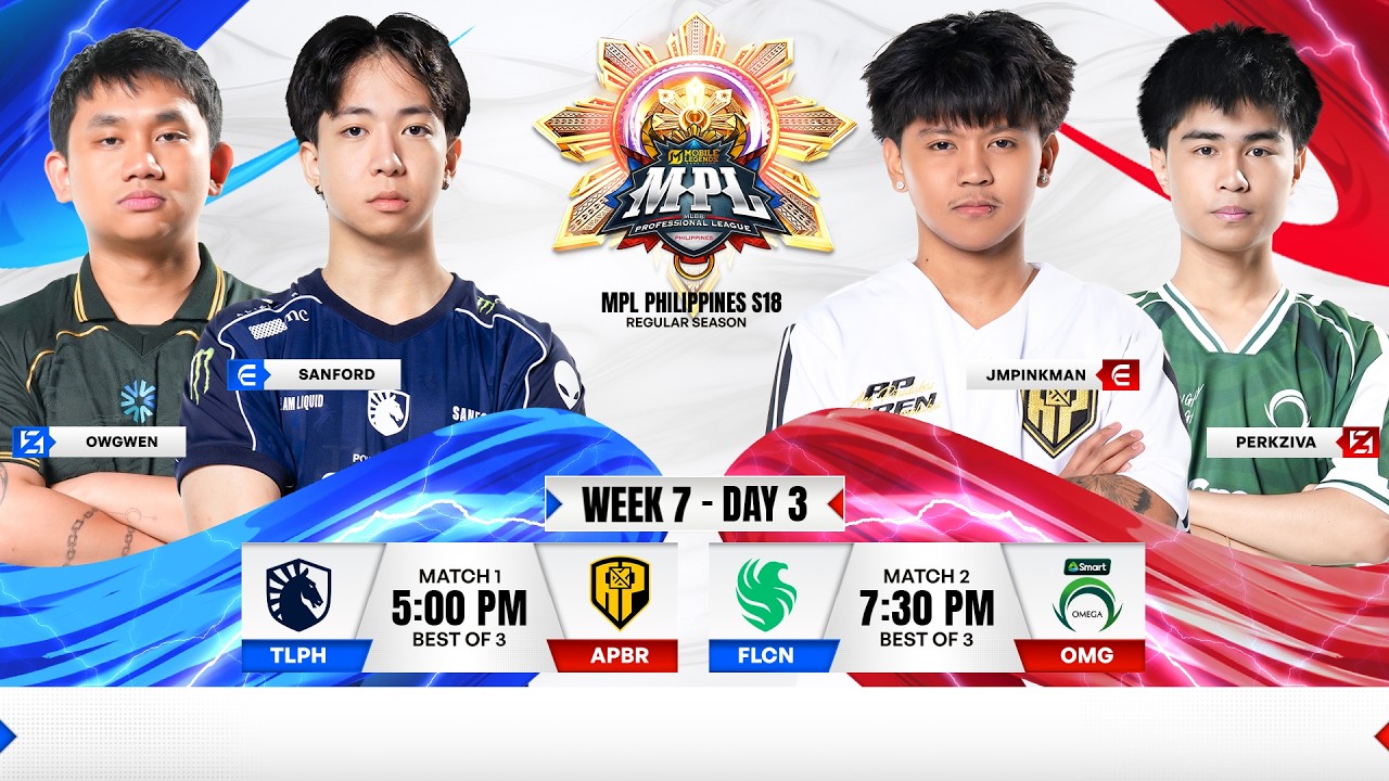 🔴 LIVE | MPL PH S18 | ENGLISH - Week 7 Day 3