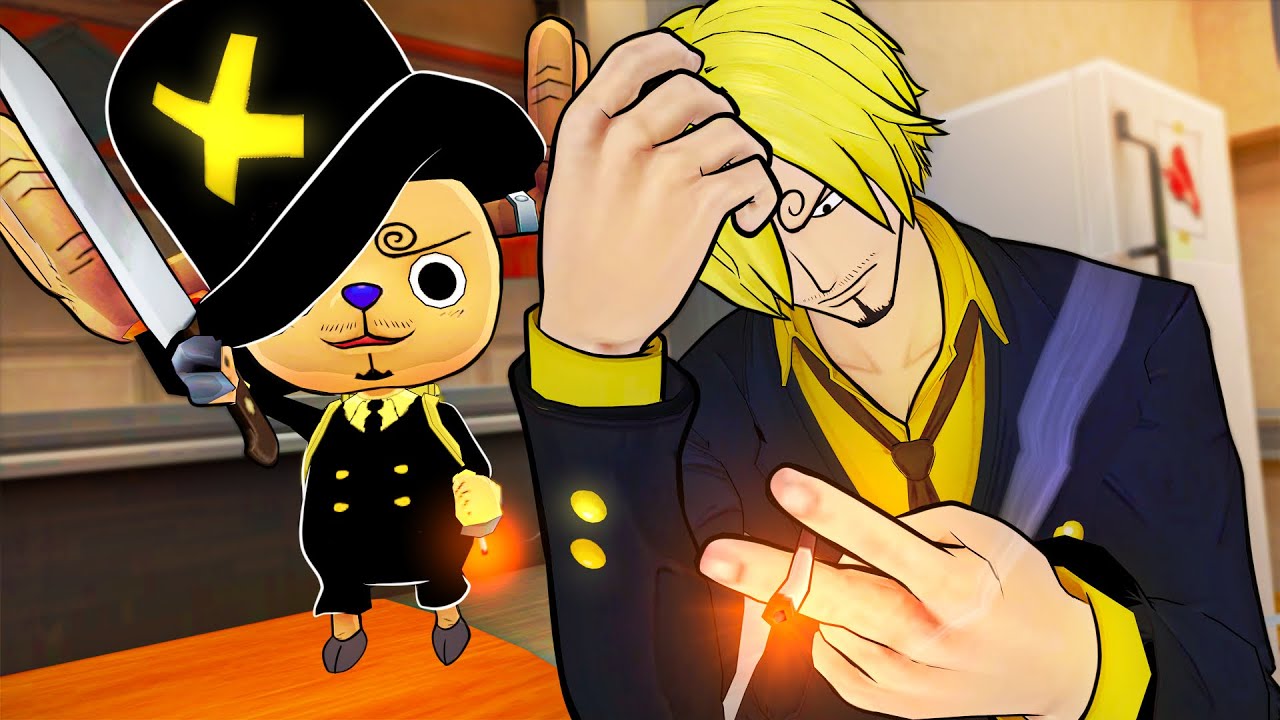 Sanji ENSINANDO Chopper a Cozinhar no One Piece Vr