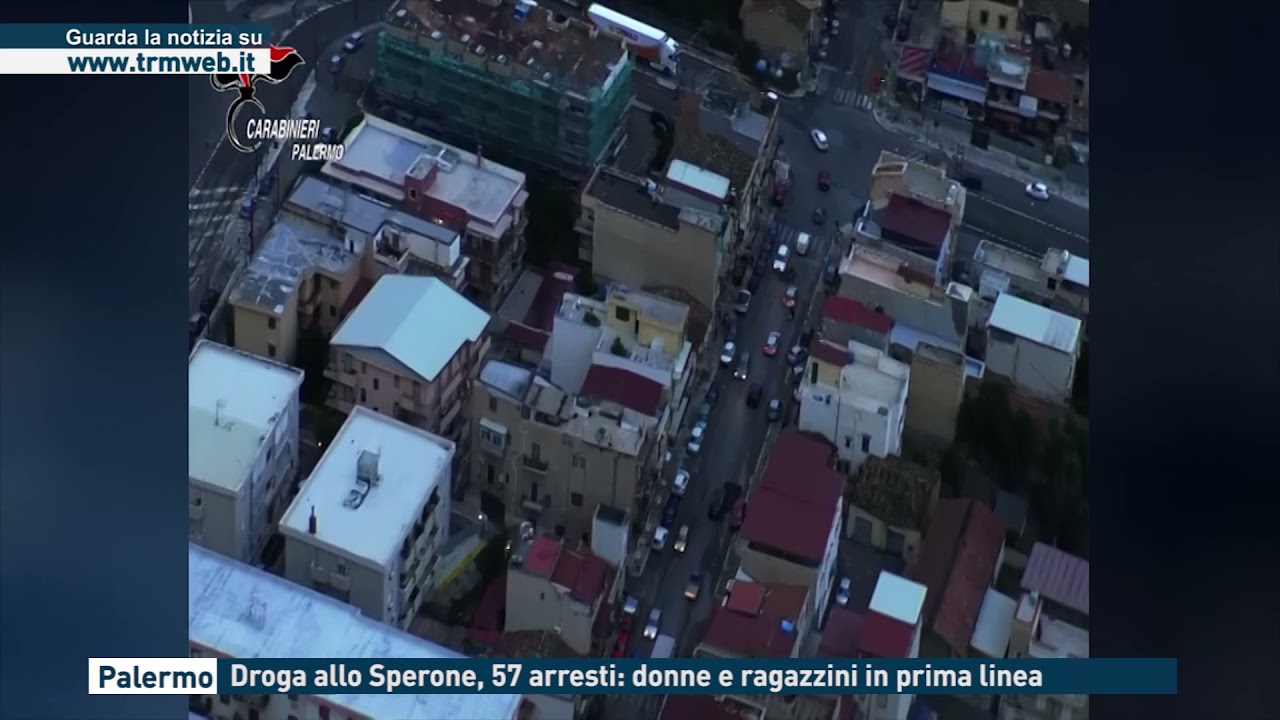 Palermo - Droga allo Sperone, 57 arresti: donne e ragazzini in prima linea