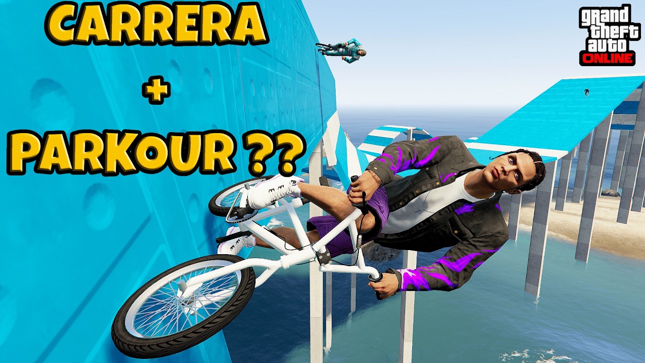 CARRERA ?? en BICI - ME ABANDONAN por GANAR :( || GTA ONLINE