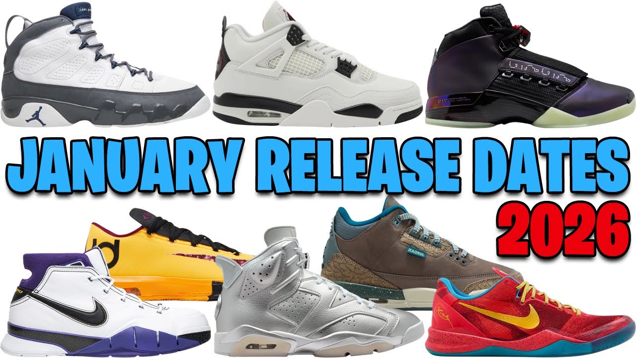 JANUARY 2026 AIR JORDAN + NIKE SNEAKER RELEASE DATES 🔥🔥🔥