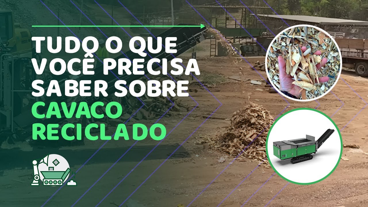 Reciclagem de MADEIRA e produção de CAVACO RECICLADO - Vale a pena?