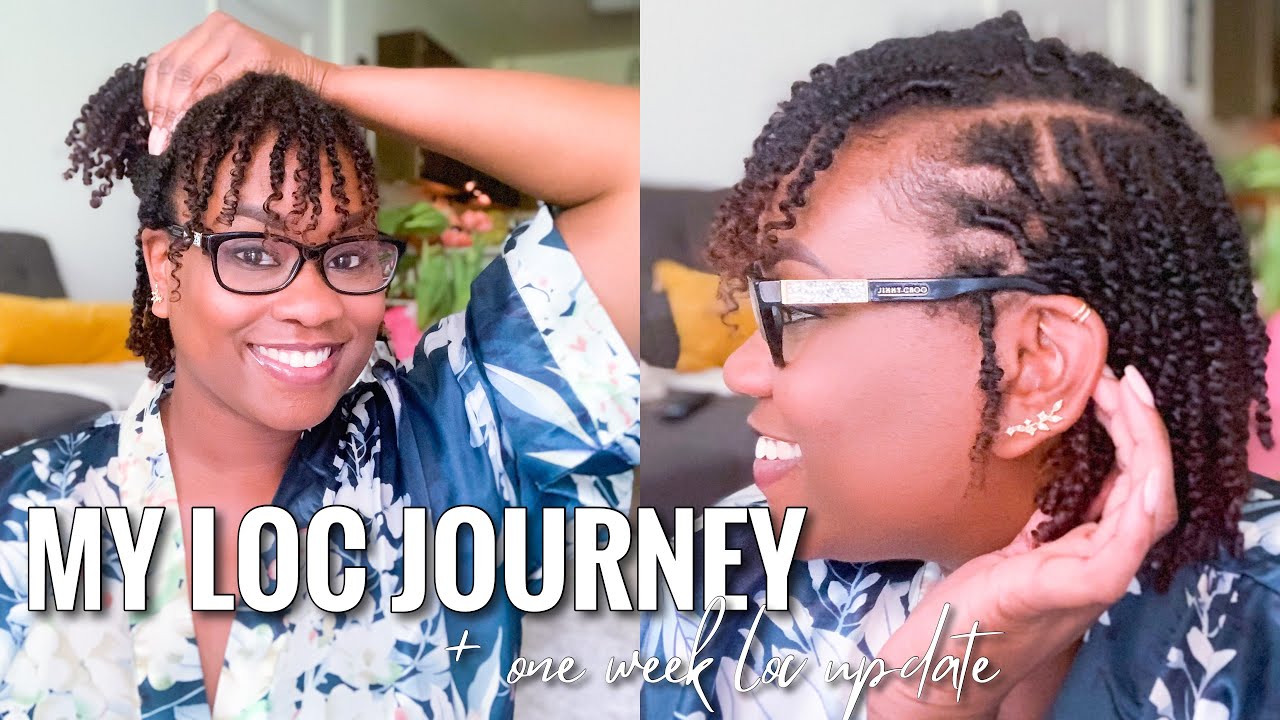 1 Week Loc Update!! | Two Strand Twist Starter Locs | Loc Journey | Locs On Fine Hair
