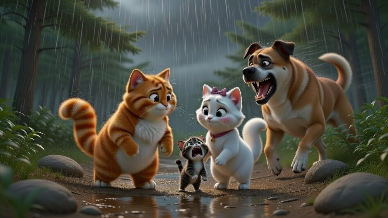 🏞️🐾 Billa & Billi: The Rainy, Risk-Filled Journey That Changed a Little Child’s Life 🌧️❤️