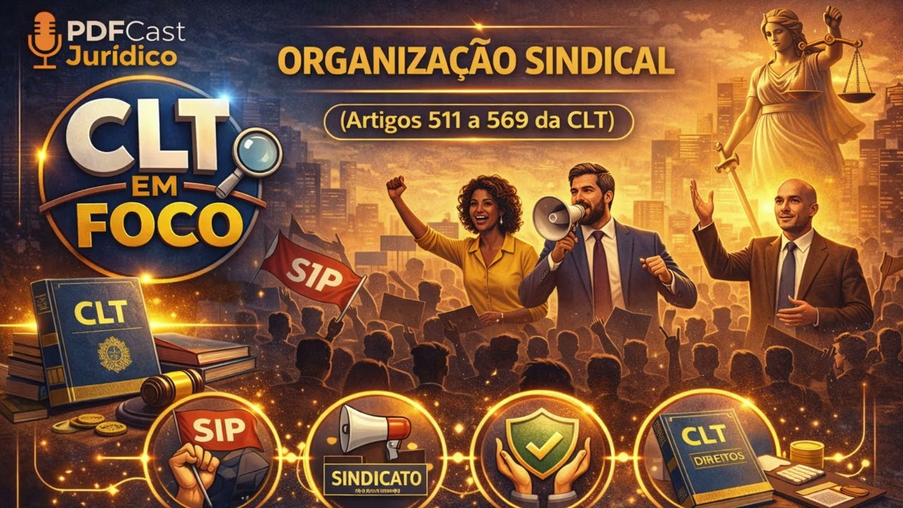 Organização Sindical, Prerrogativas e Direitos  | Arts 511 a 569 da CLT | Podcast #16