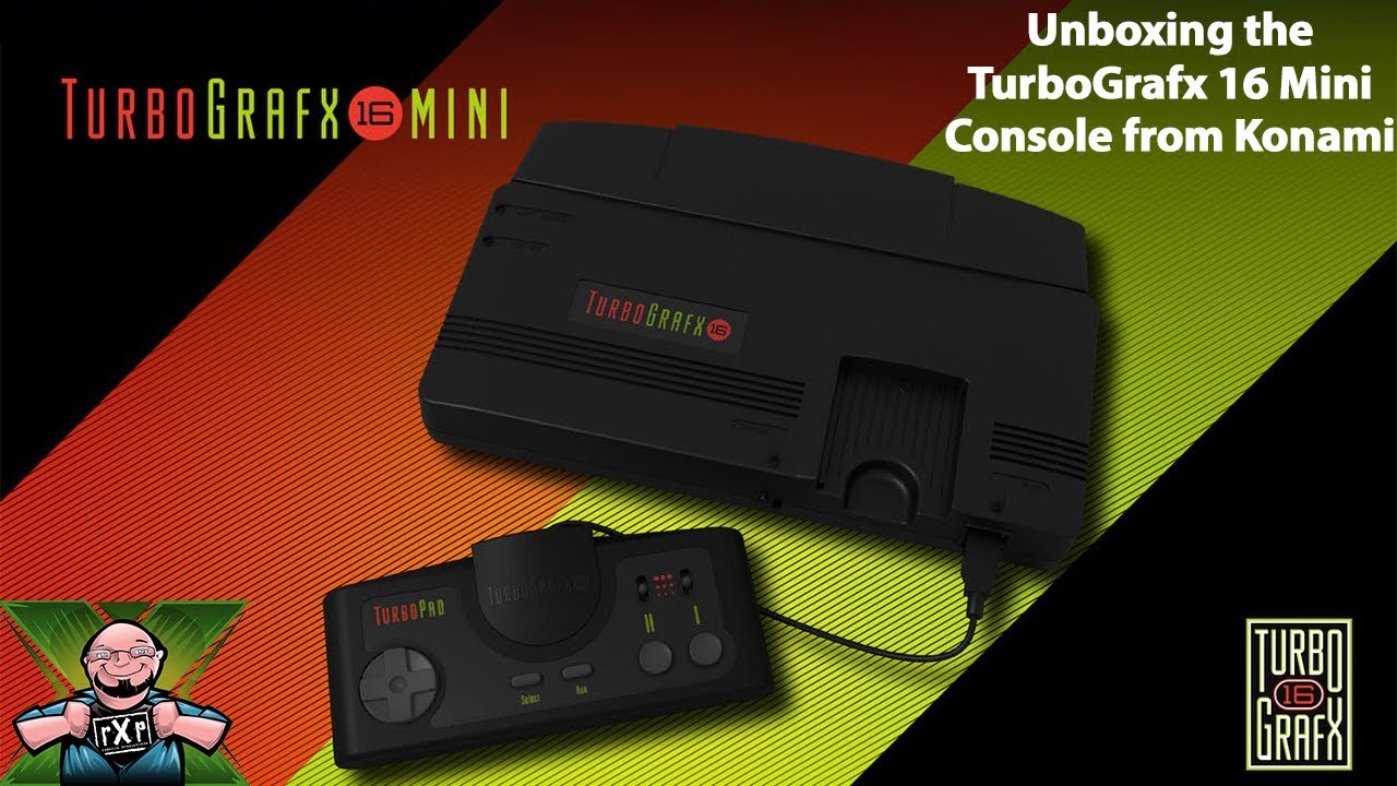 Распаковка консоли TurboGrafx 16 Mini от Konami