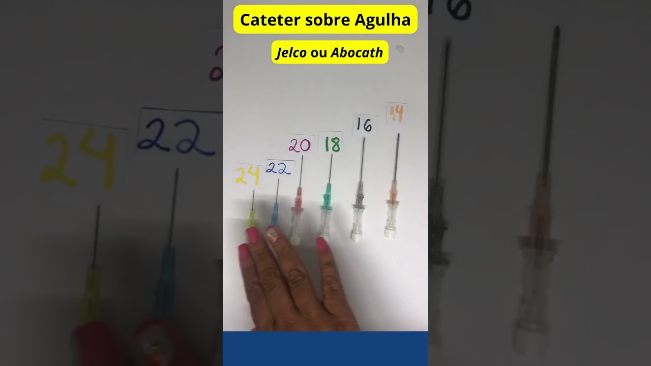 O SEGREDO das CORES no Cateter sobre Agulha (Jelco/Abocath): VOCÊ SÓ APRENDE AQUI!