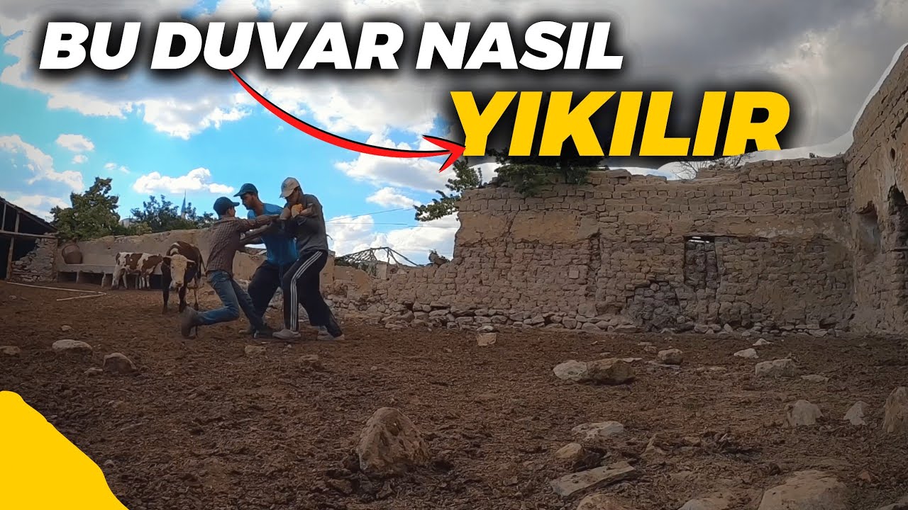AHIRIN DUVARI GÖÇMÜŞ! DURDUK YERE BAŞIMIZA İŞ ÇIKTI. KALANI DA BİZ GÖÇÜRDÜK. [GoPro]