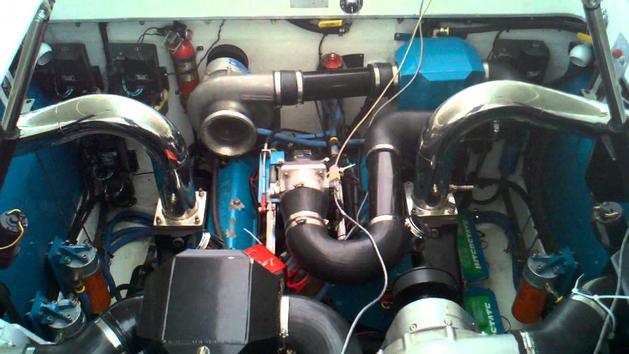 Fonse Performance 3 540 big block chevy marine engines Procharged with FAST XFI