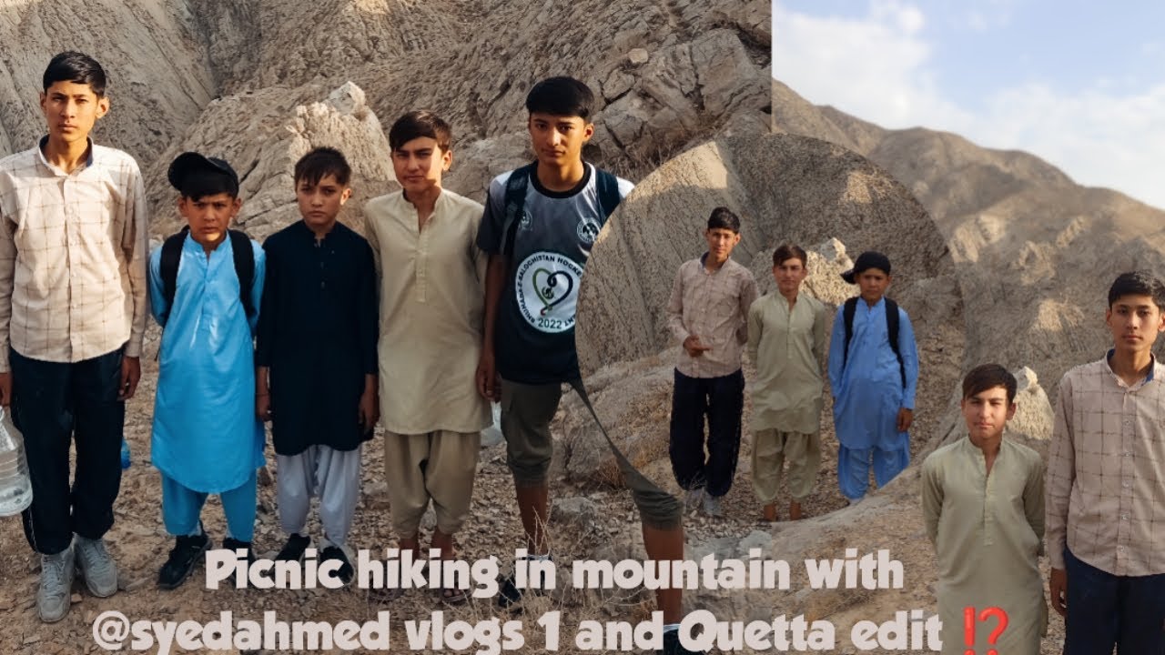 Hiking in mountain with 