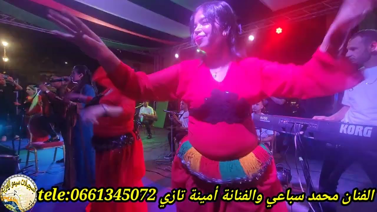 الفنان محمد سباعي والفنانة أمينة تازي من مهرجان سيدي رضوان 
