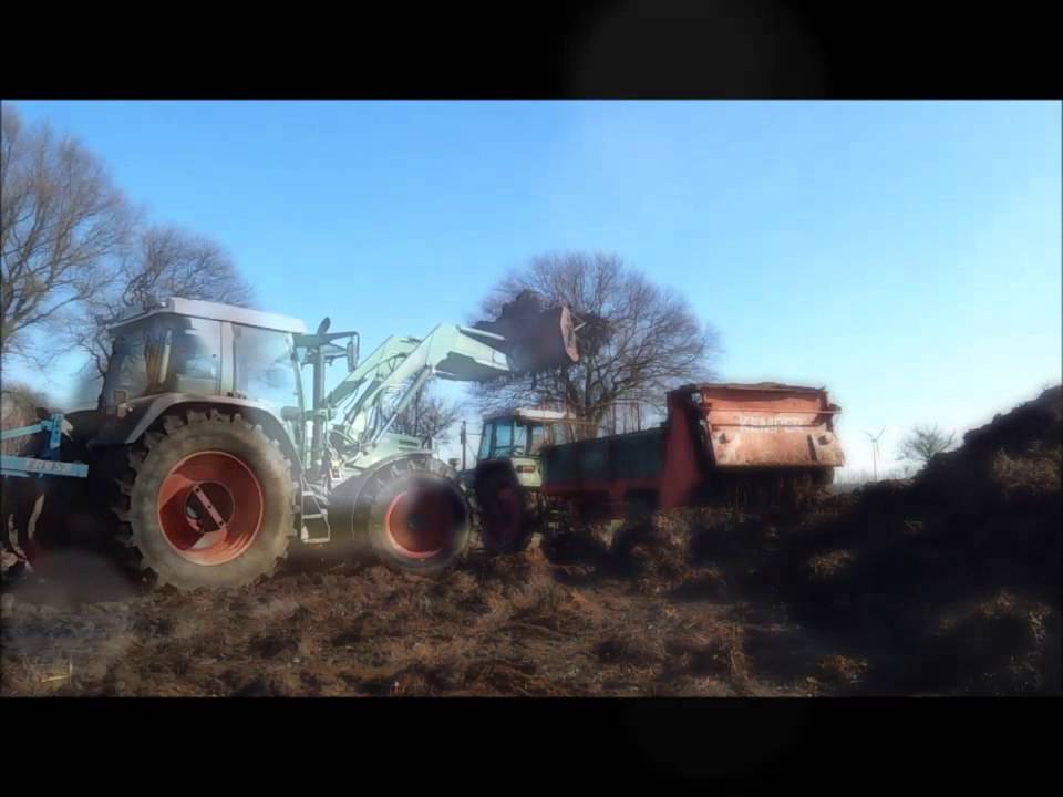 Miststreuen mit Fendt & Kemper-steuer