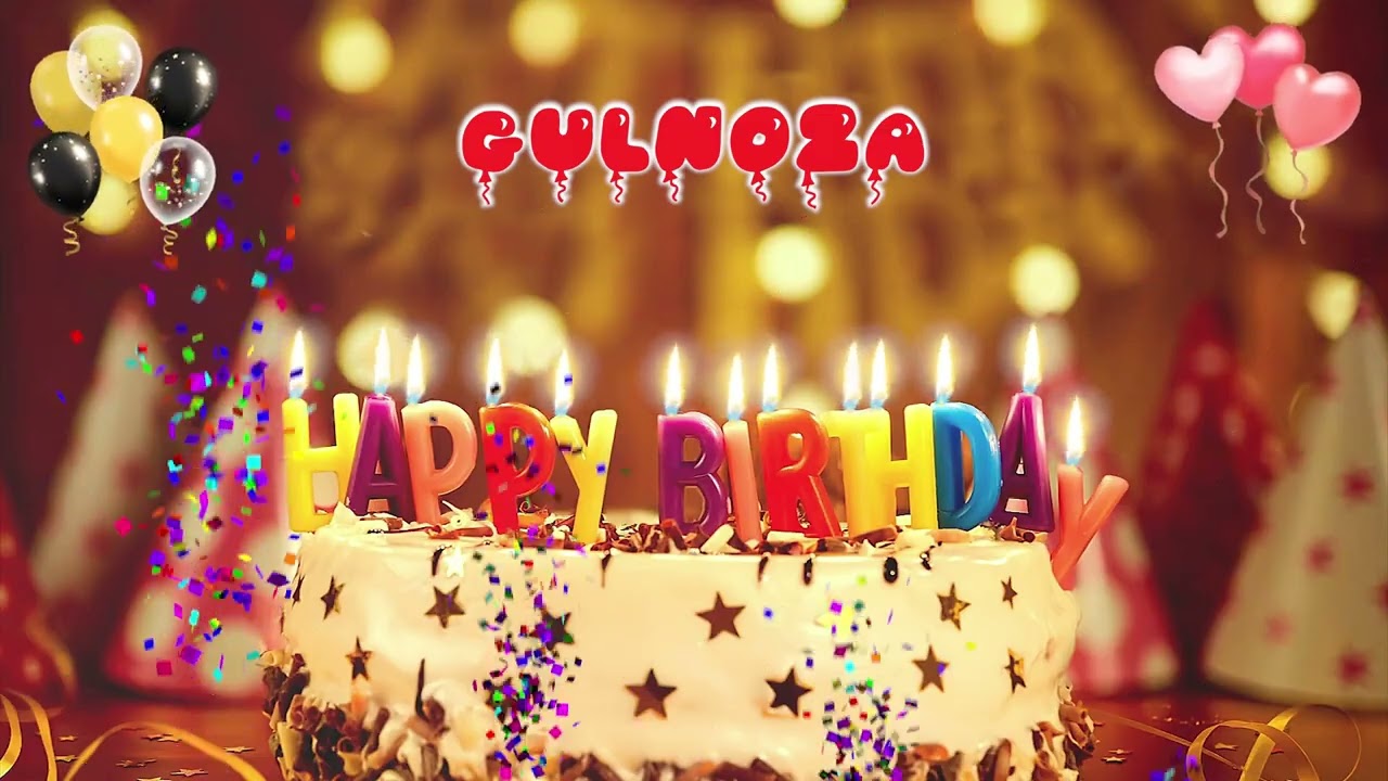 GULNOZA Happy Birthday Song &ndash; Happy Birthday to You