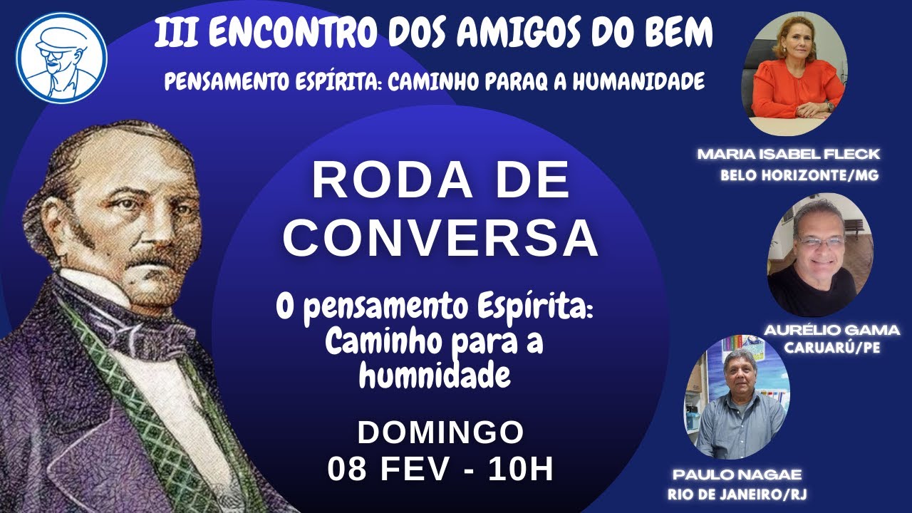 RODADA DE CONVERSA - Maria Isabel Fleck - Aurélio Gama e Paulo Nagae ©TV Chico Xavier
