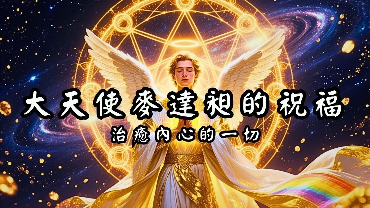 【✨大天使麥達昶的祝福】聆聽5分鐘   大天使麥達昶的祝福將治癒你內心的一切   為你的生活帶來秩序與奇蹟｜放鬆、舒壓與療癒音樂｜心光饗宴音樂坊♪ 🌌