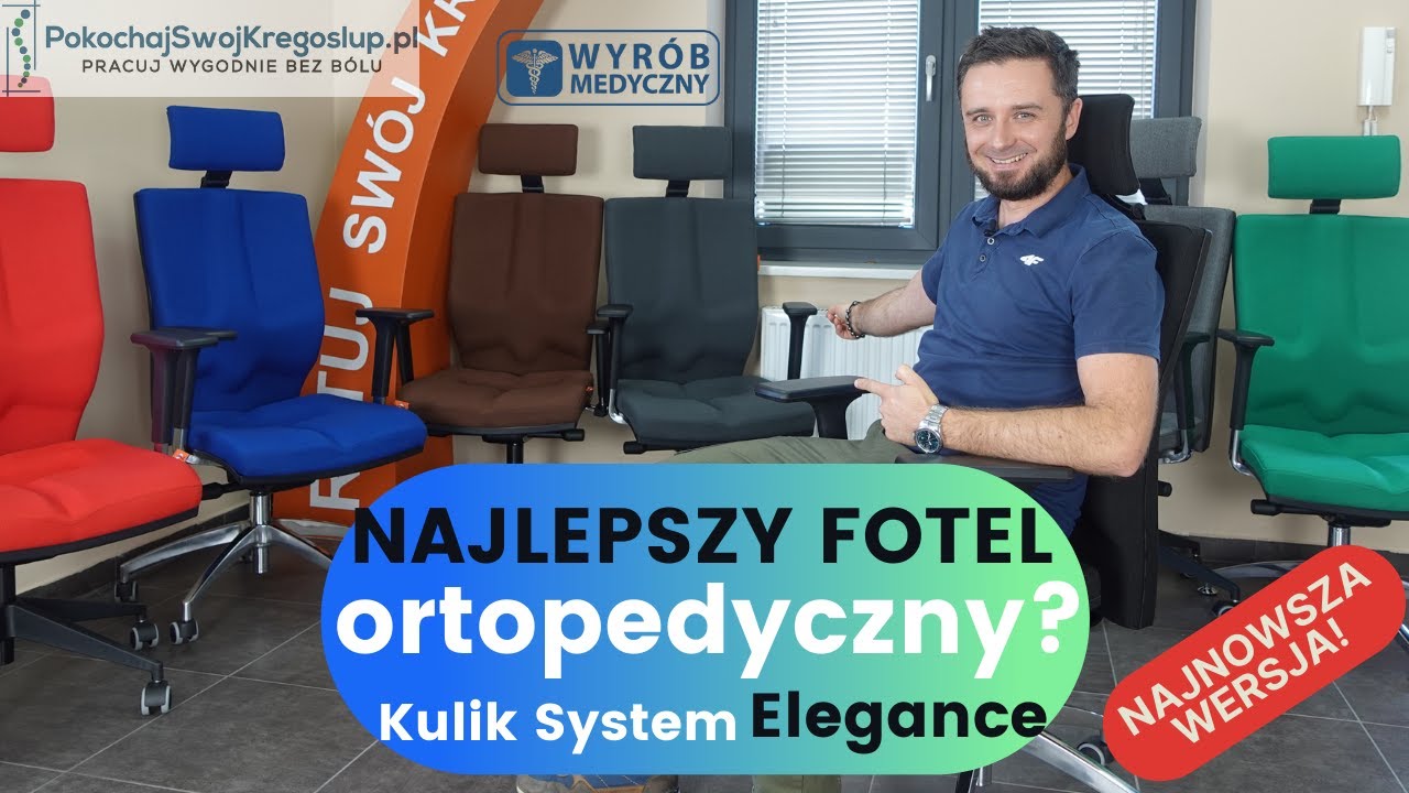 Kulik System Elegance najlepszy fotel ortopedyczny ergonomiczny❓Recenzja najnowszej wersji!