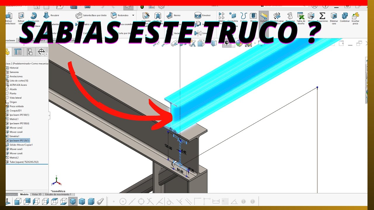 👉 Como MOVER solidos dentro de PIEZAS SOLDADAS en Solidworks