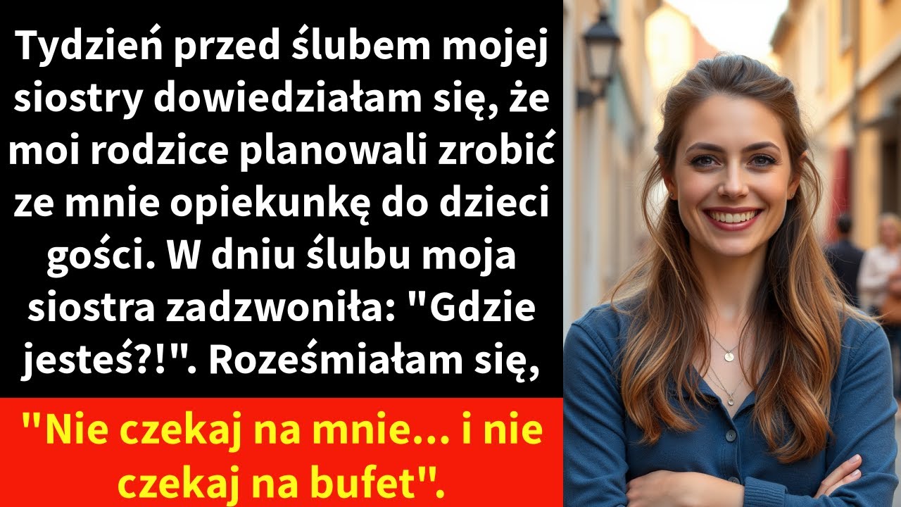 Tydzień przed ślubem mojej siostry dowiedziałam się, że moi rodzice planowali zrobić ze mnie