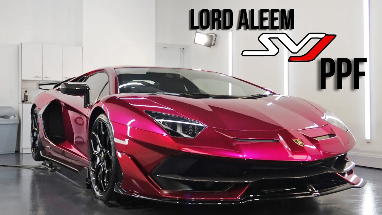 Lord Aleems 1 OF 1 Lamborghini SVJ - PPF Paint Protection Film Install