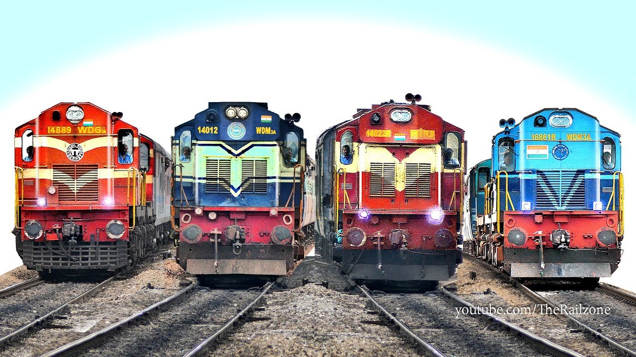 Single Line Trains : Indian Railways ( Bangalore - Dharmavaram )